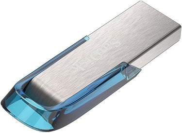 SanDisk 128GB Ultra Flair USB 3.0 Flash Drive, up to 150mb/s Read speeds, Tropical Blue